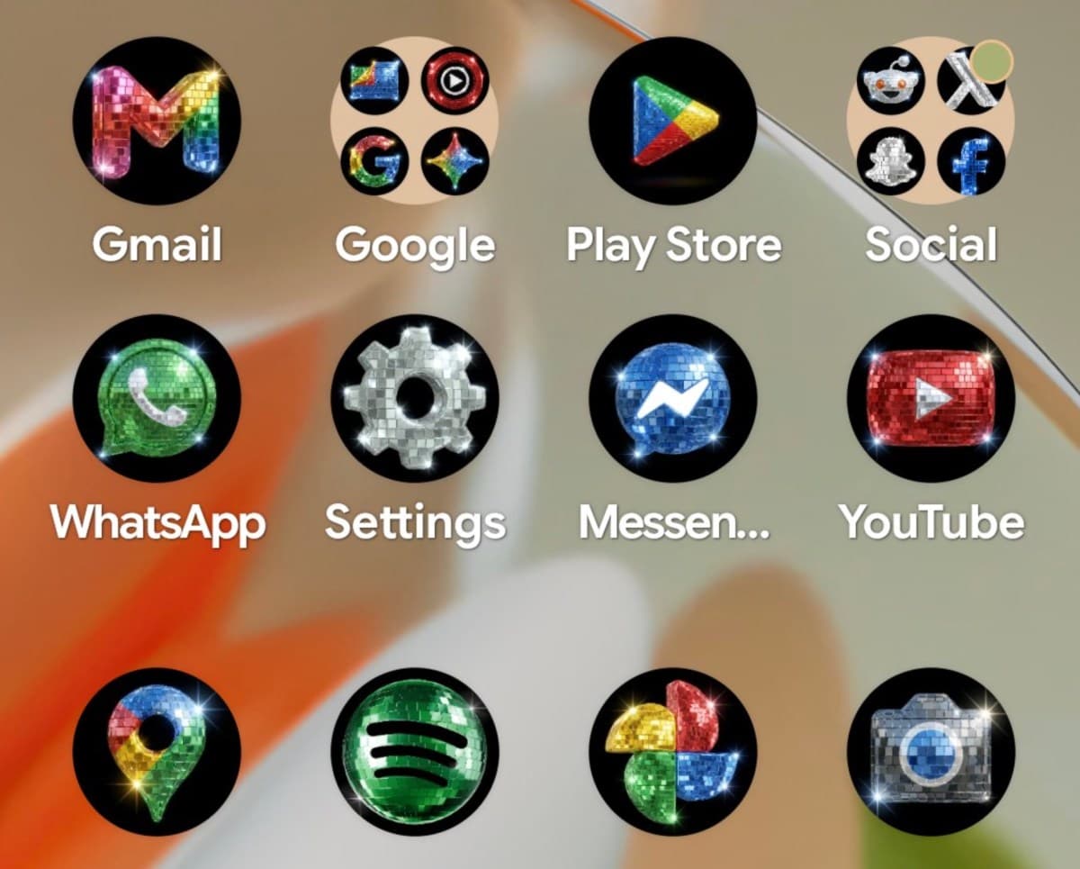 Google's Disco Ball Icons: Style Meets Function in Latest Pixel Update