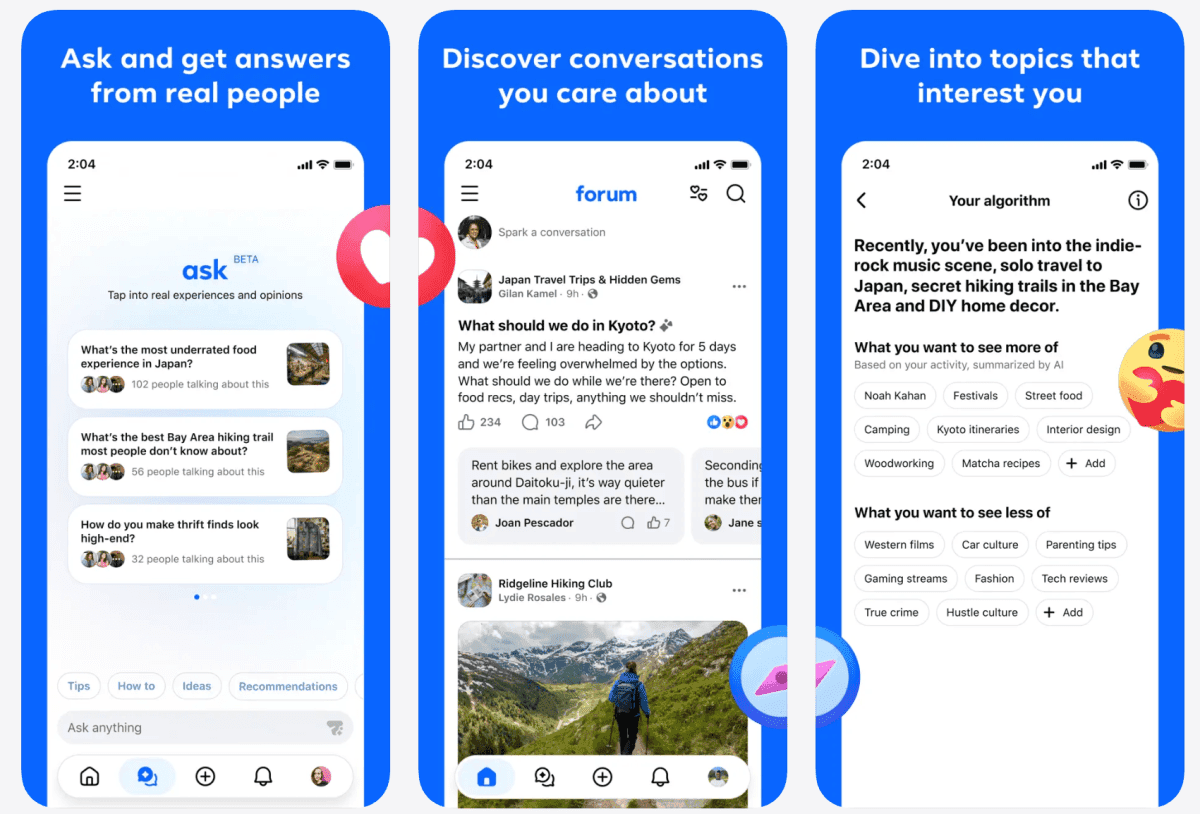 Meta Launches Forum App to Challenge Reddit's Dominance