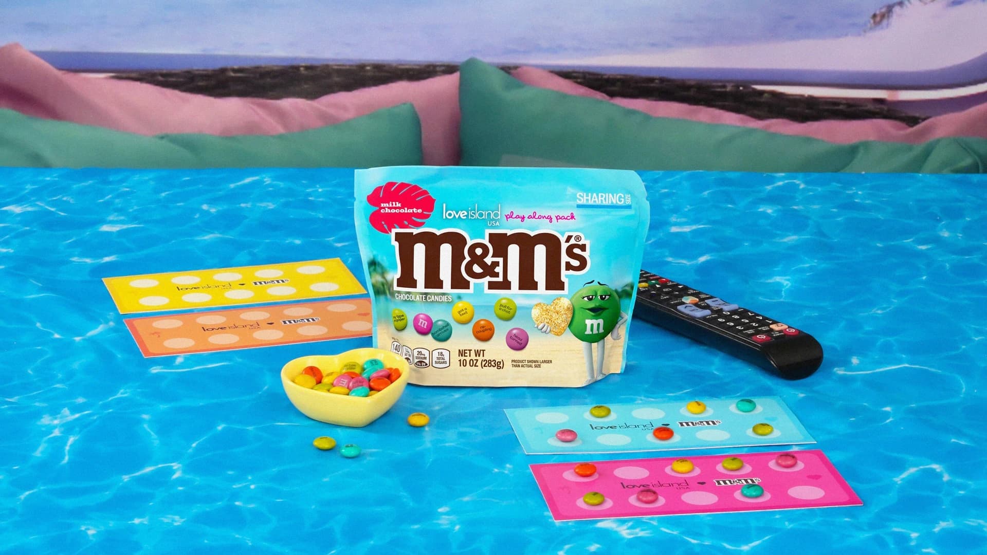 M&M's Taps Pop Culture With 'Love Island' Limited-Edition Candy