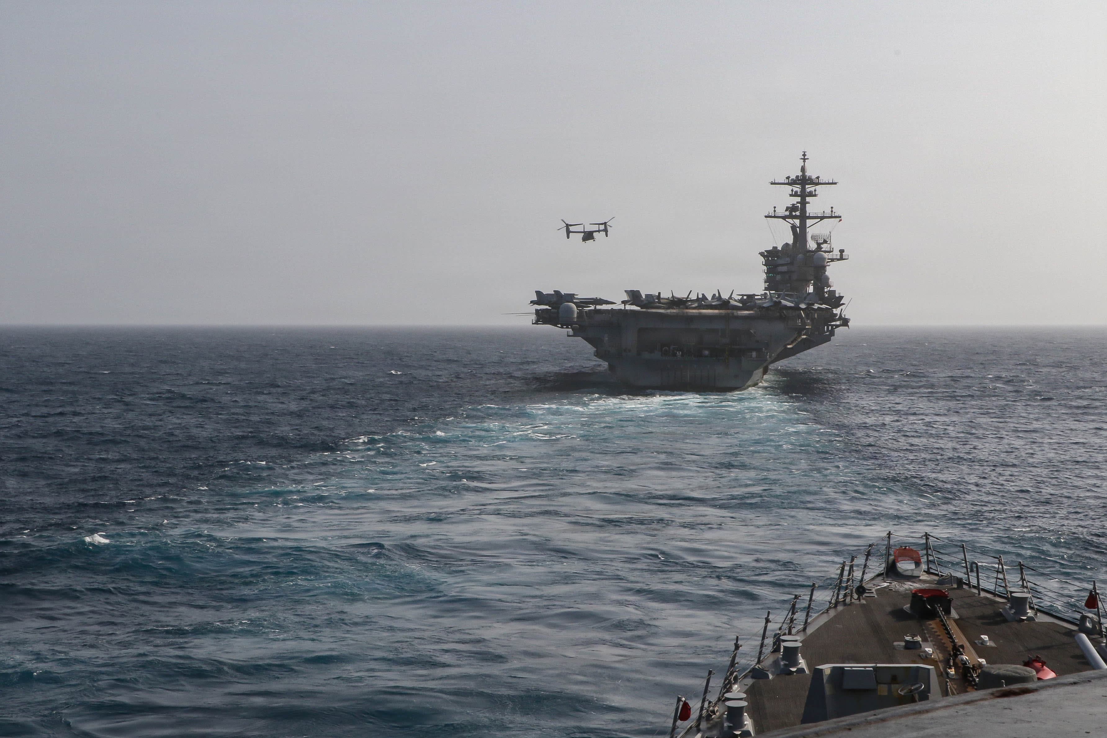 U.S. Conducts Airstrikes Against Iran Following Hormuz Ship Attack